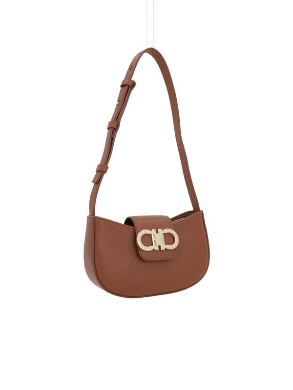 ショルダーバッグ・ポシェット Ferragamo Shoulder bags Brown FERRAGAMO Ferragamo Brown Crossbody & Shoulder Bags | jentestore