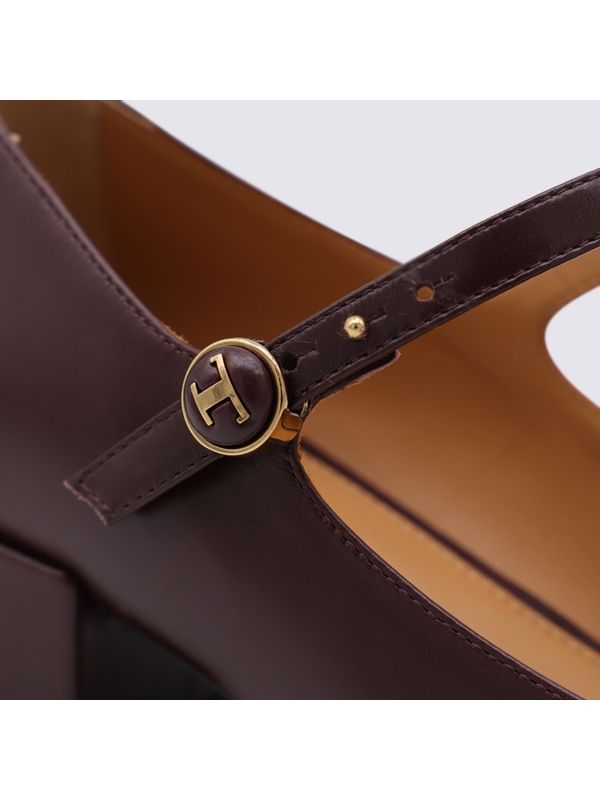Tod's Burgundy Pumps Heel