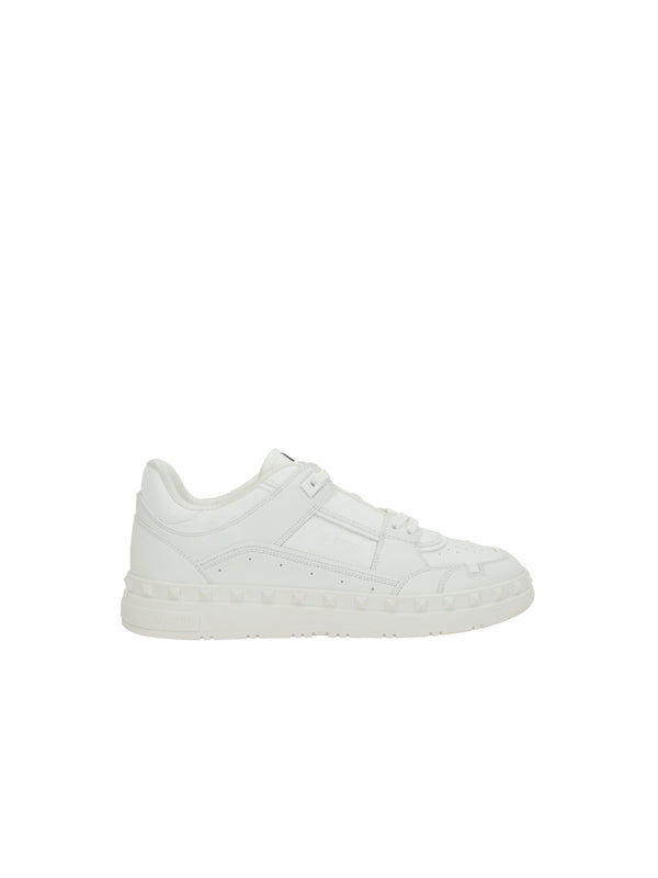 Valentino White Low Top Sneakers