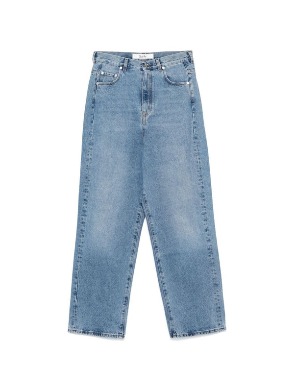 Straight Denim Pants