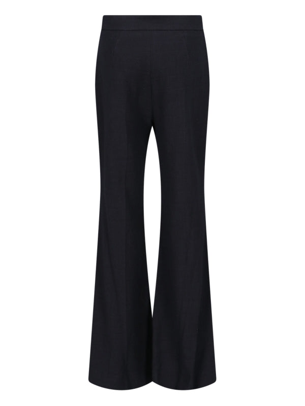 Button Flare Pants
