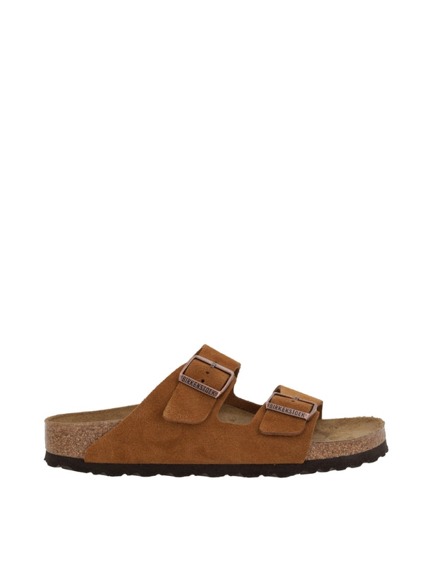 Arizona Buckle Suede Sandals
