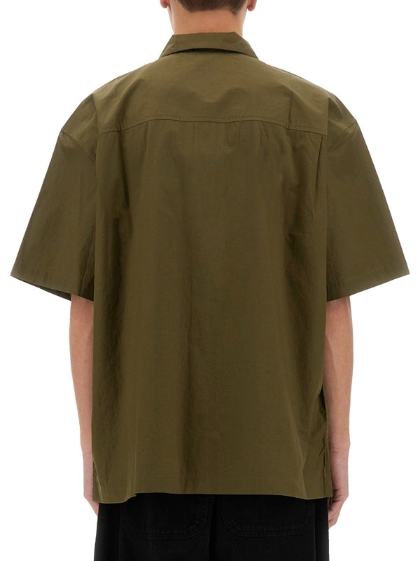 Pattern Embroidery Short-sleeve Shirt