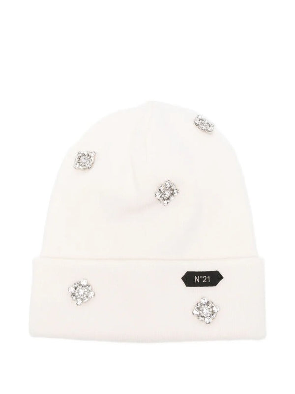 Numero Ventuno White Beanie