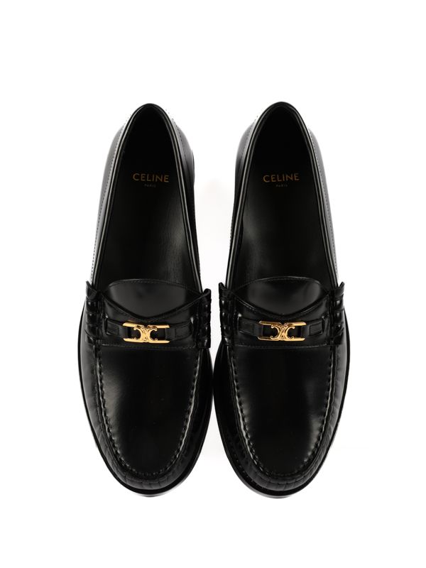 Triomphe Accent Leather Loafer