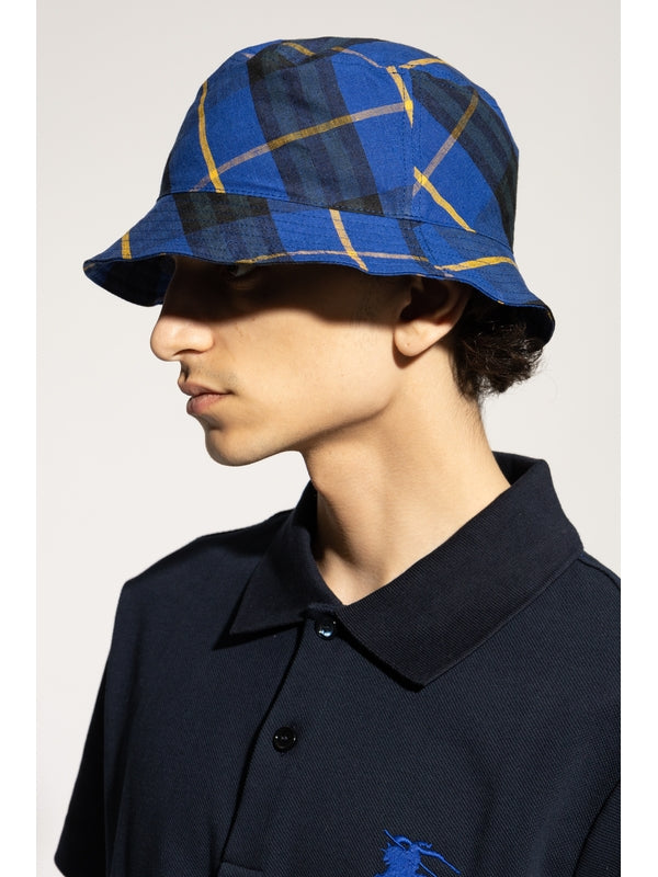 Check Pattern
  Linen Bucket Hat