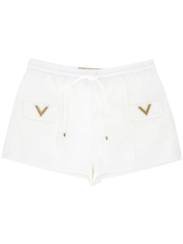 Valentino White Shorts