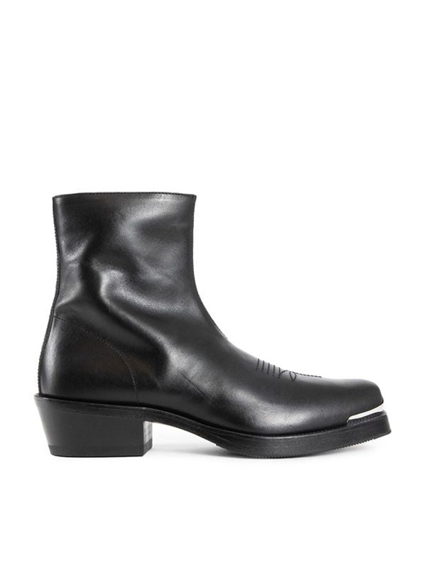 Second Layer Black Ankle Boots