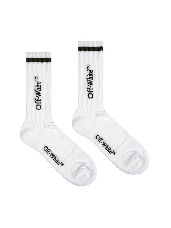 Jacquard Logo High-top Socks