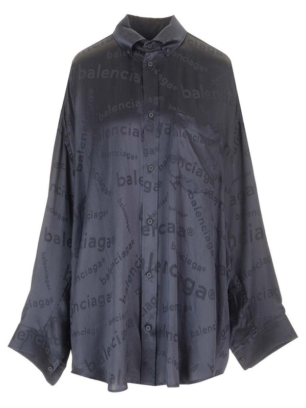 All Over Logo Cocoon Shirt