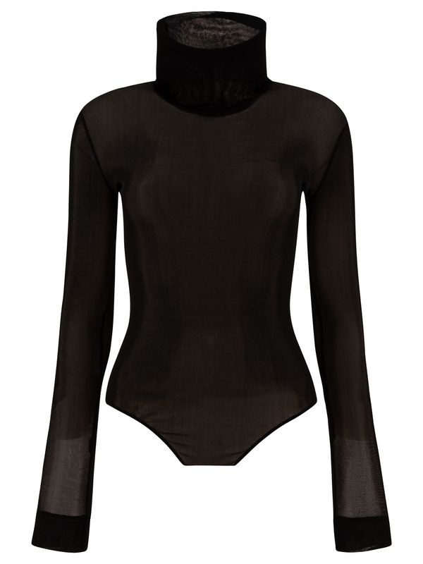 High Neck Viscose Nylon Bodysuit