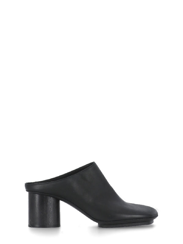 Squaretoe Calfskin Sandal Heel