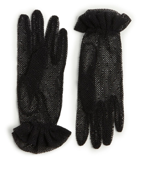 Signature V Logo Mesh Gloves