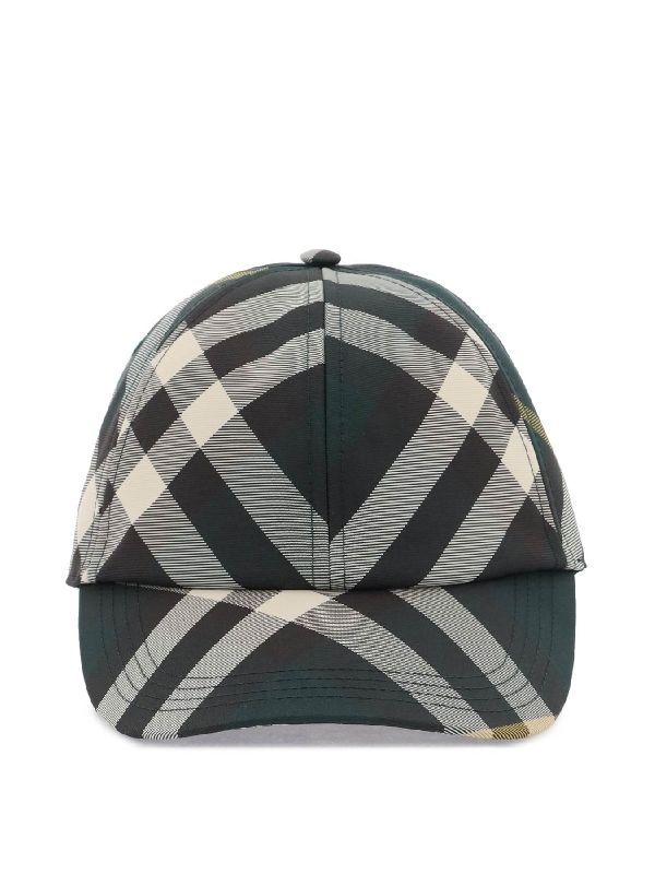 Check Printed Baseball Cap - Jente