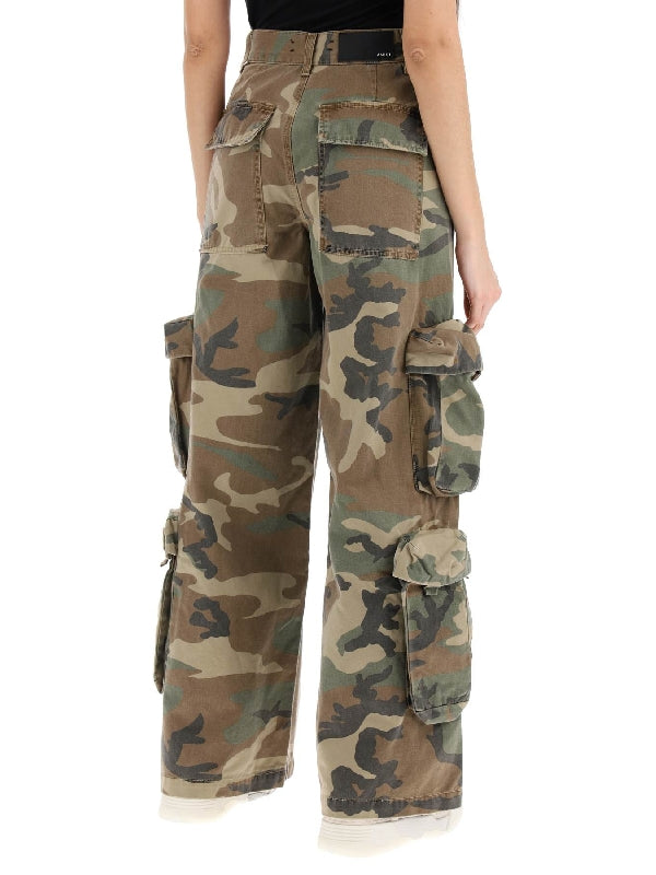 Baggy Fit Camouflage Cargo Pants