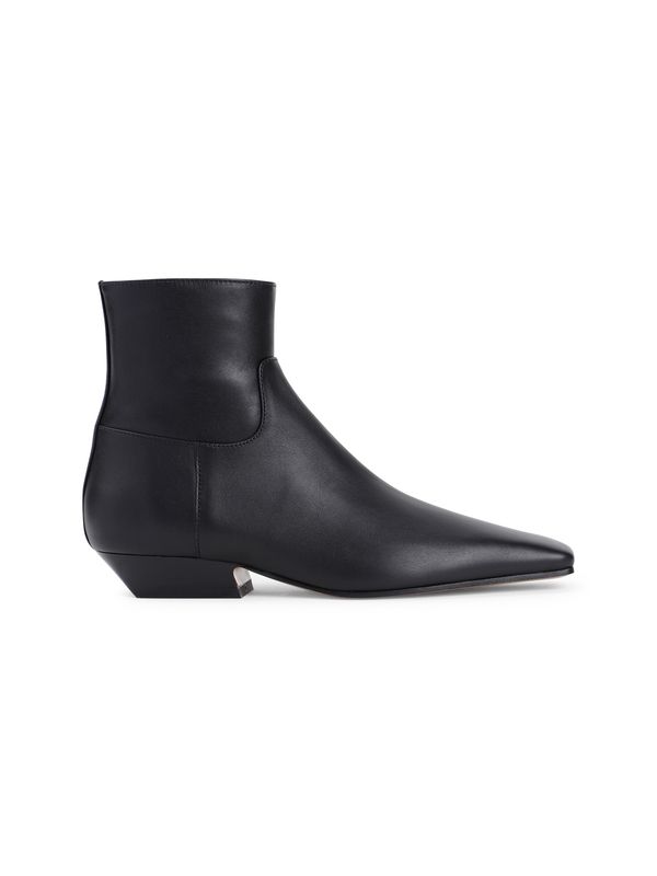 KHAITE - Marfa Leather Ankle Boots - Jente