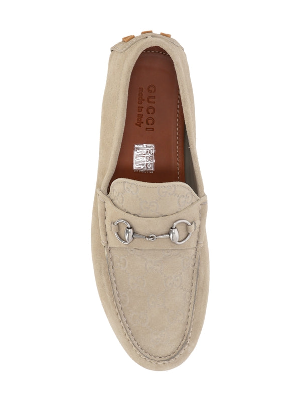 Horsebit GG Suede Loafer