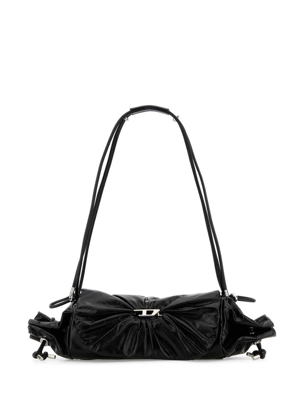 Scrunch Metal Logo Medium Shoulder Bag