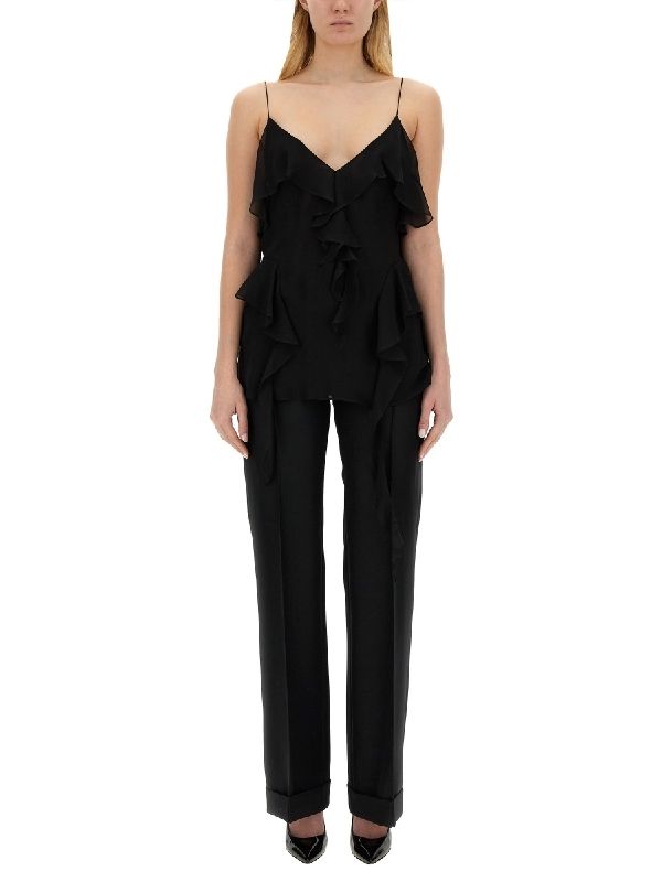 Piet Drape Ruffle Camisole