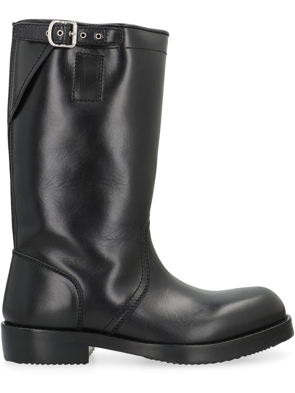 Dries Van Noten Black Middle Boots