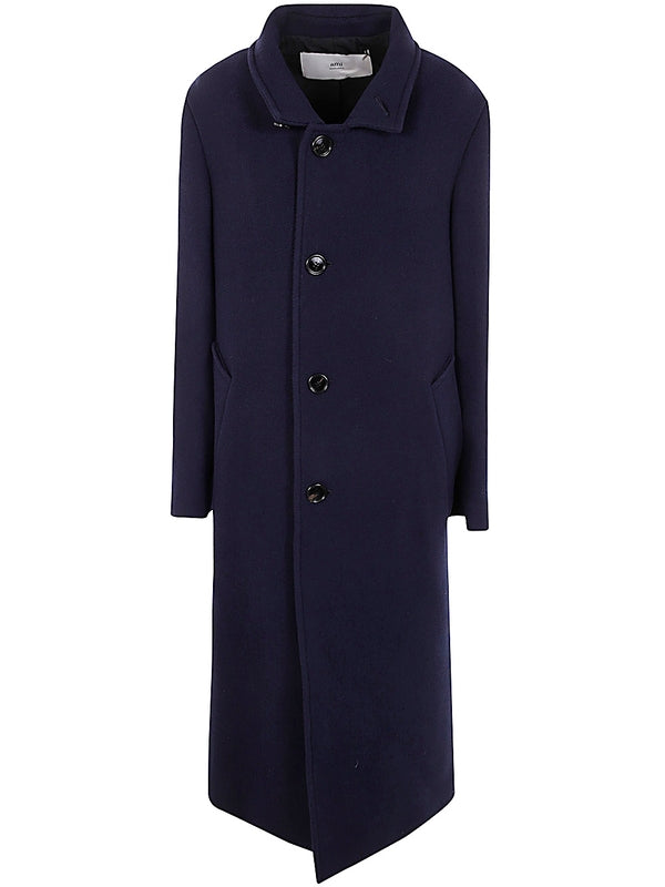 Single Breasted Wool Coat