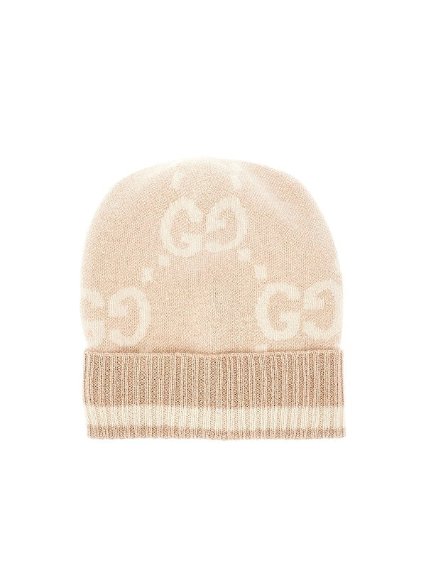 Logo Cashmere Turn-Up Beanie