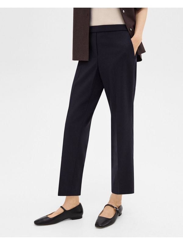 Treeca スリムフィット ウールパンツ