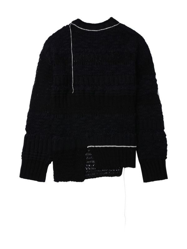 Y'S Sweaters Black Knitted - Jente