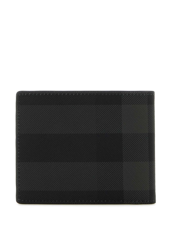 Burberry Black Checked Wallets