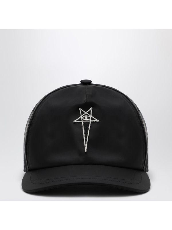 Rick Owens X Champion Black Cap