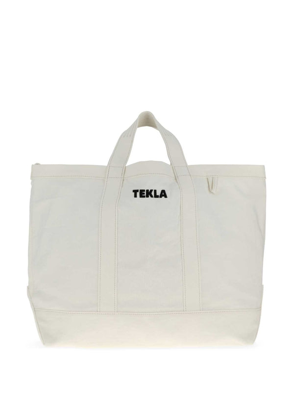 Tekla Ivory Tote Bags