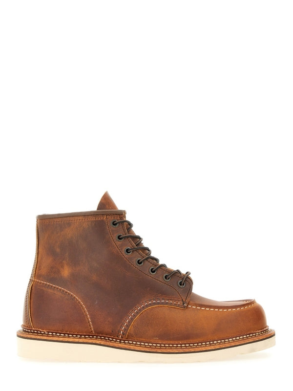 Red Wing Brown Lace-Up Boots
