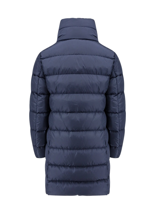 High Neck Quilted Nylon Puffer