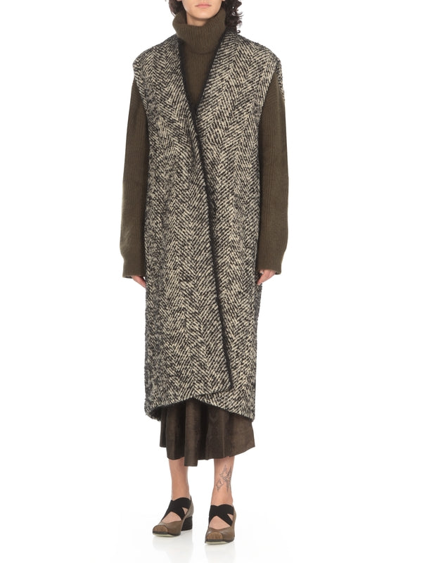 Wool Sleeveless Coat