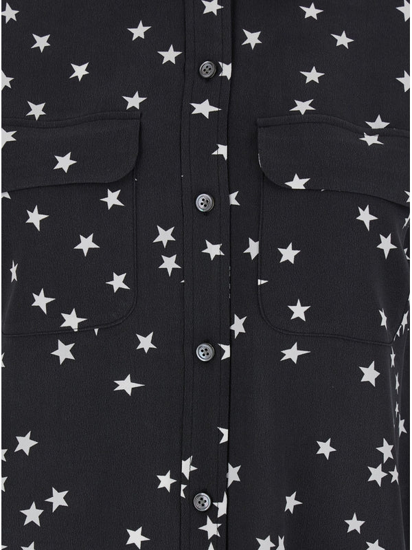 All-Over Pattern Long-Sleeve Shirt