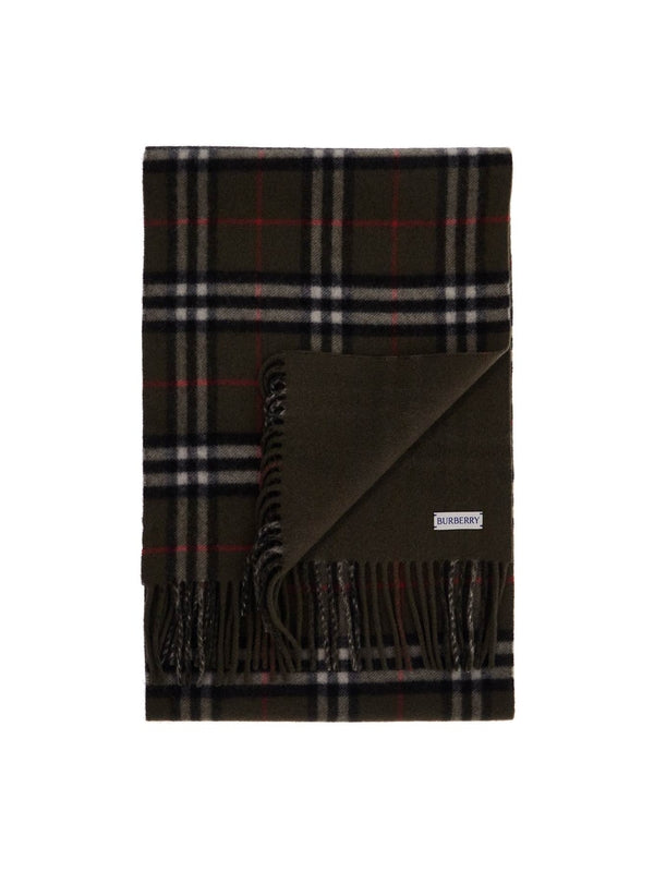 Check Pattern Cashmere Muffler