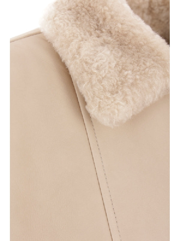 Shearling Biker Jacket