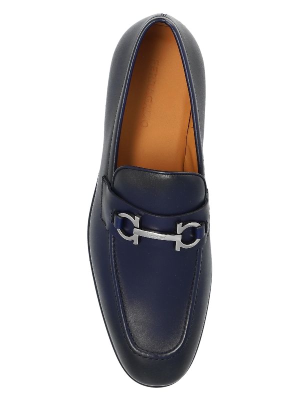 Gancini
  Ornament Leather Loafer