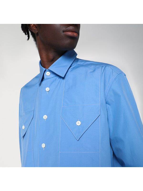 Namacheko Blue Cotton Shirt