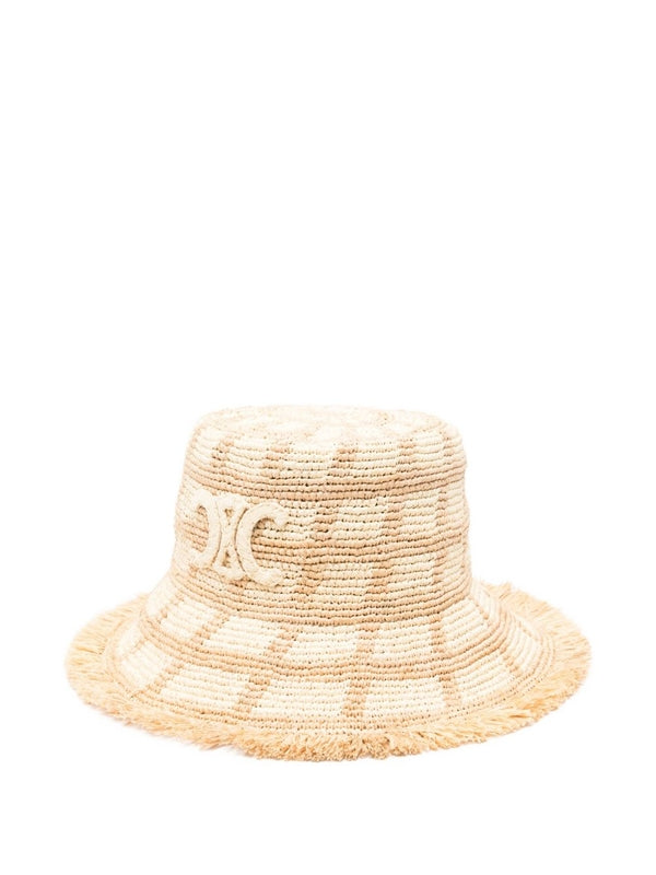 Celine Beige Bucket Hat