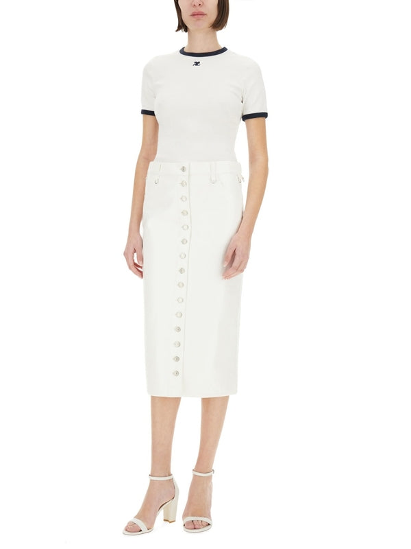 Signature Contrast Cotton Short Sleeve T-Shirt