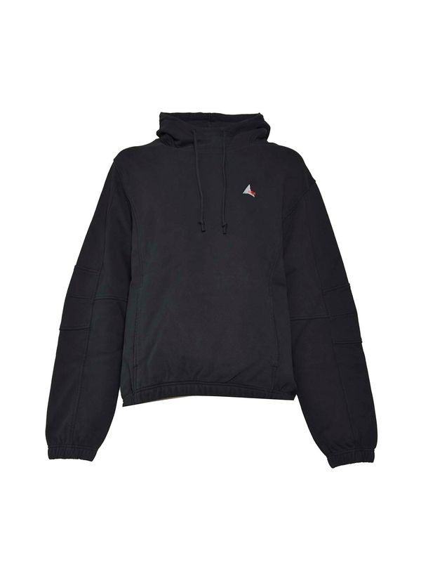 Logo Embroidered Cotton Hoodie