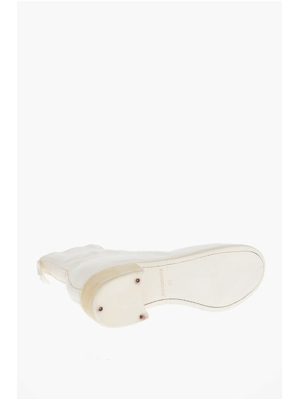 Guidi White Ankle Boots