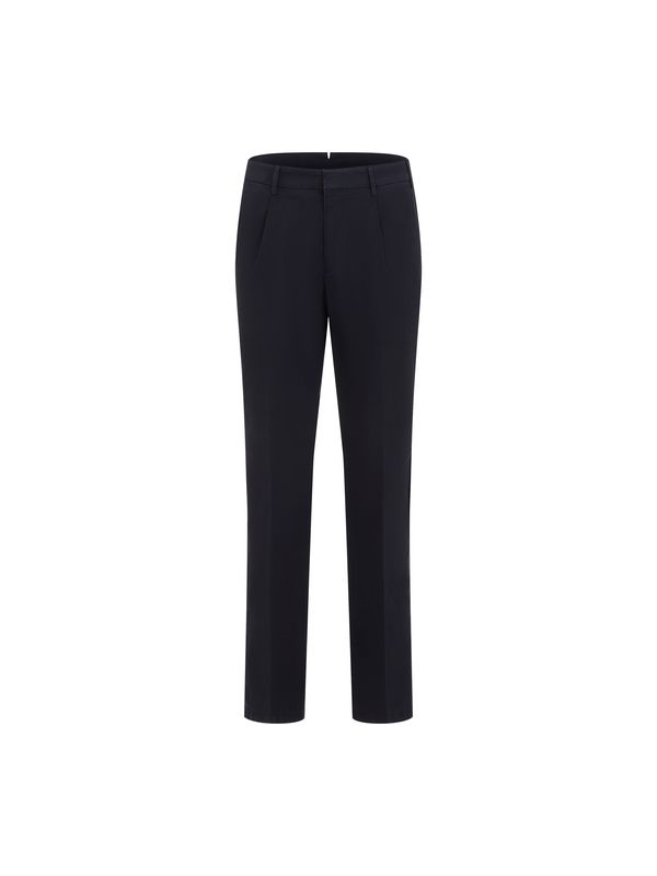 Cotton Blend Tailored Pants