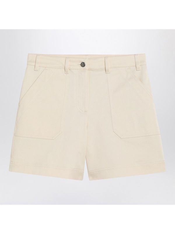 Back Logo Patch Cotton Shorts