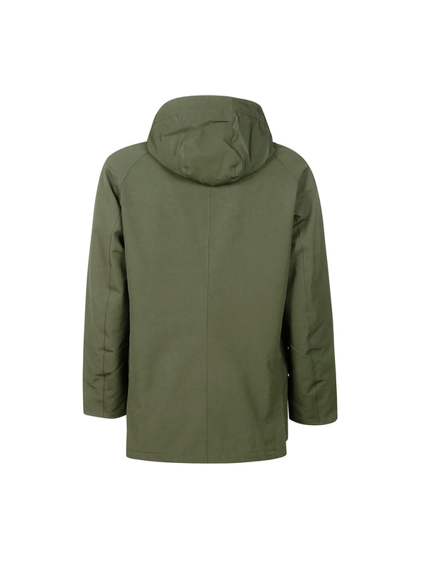 Corduroy Collar Hooded Jacket