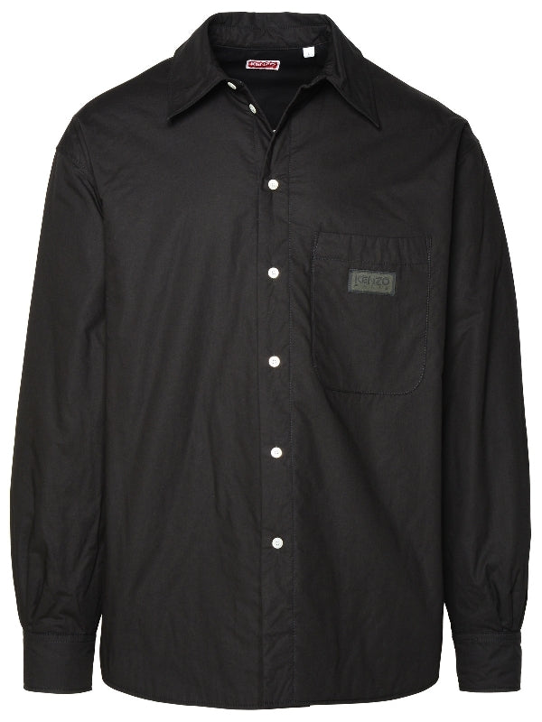 Bicolor Logo Padded Shirt