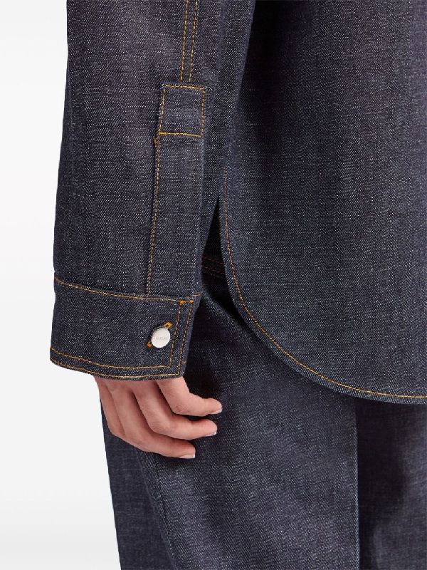 Back Logo
  Patch Cotton Denim Shirt