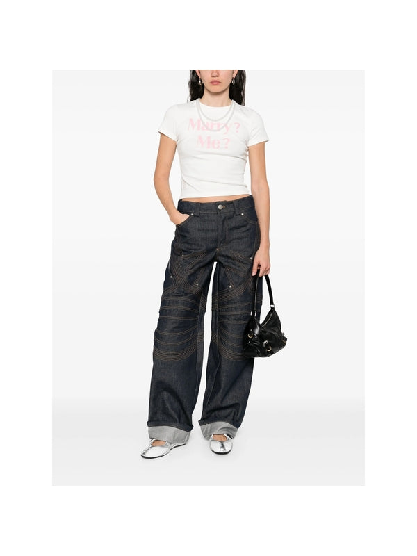 Stretch Cotton Short-Sleeve T-Shirt