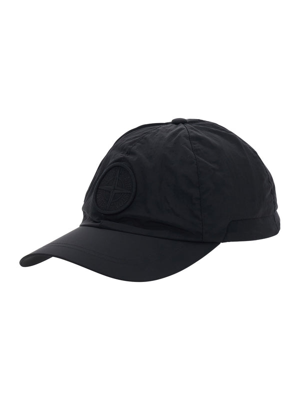 Stone Island Black Ball Cap